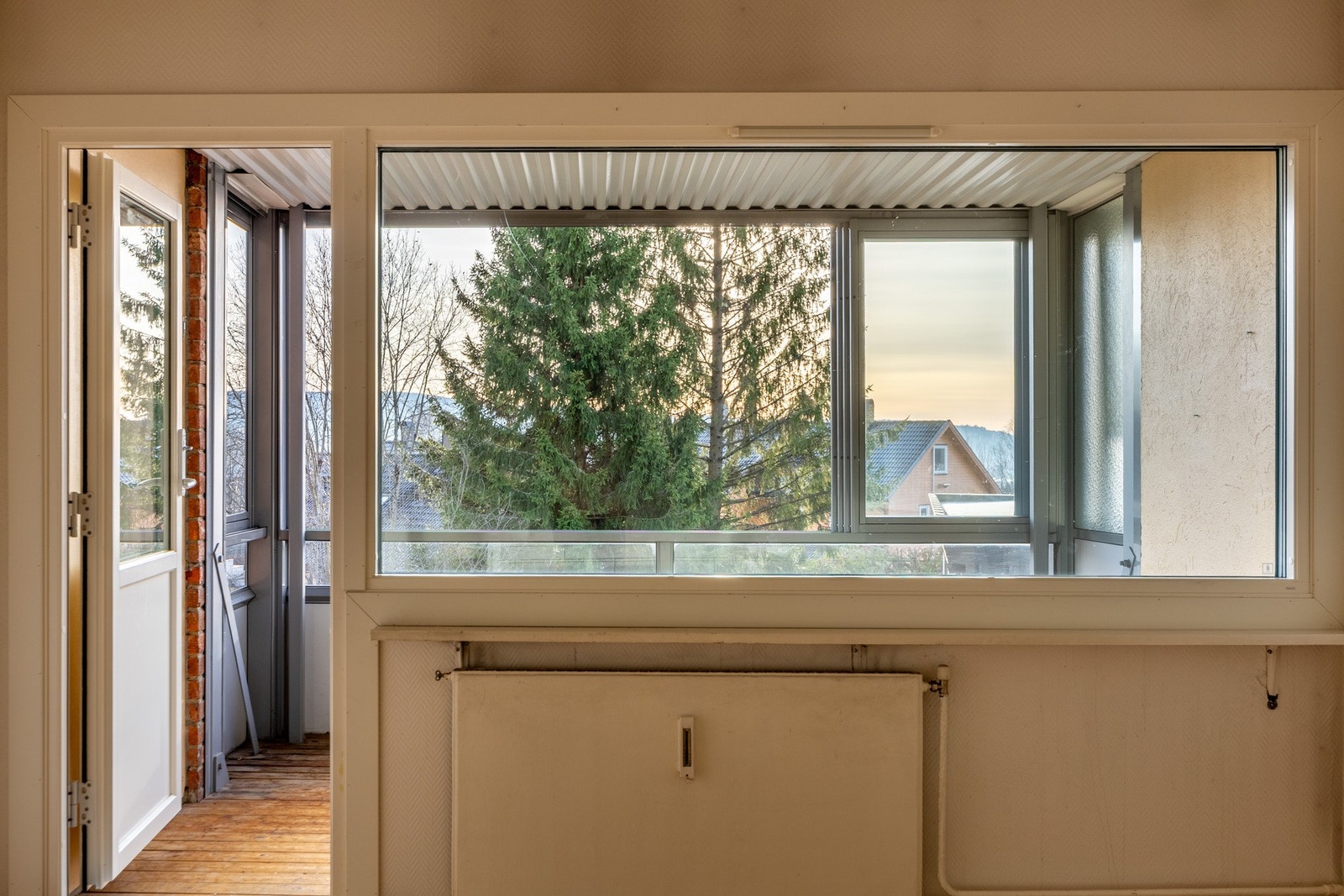 Det er store vindusflater. Galleribilde