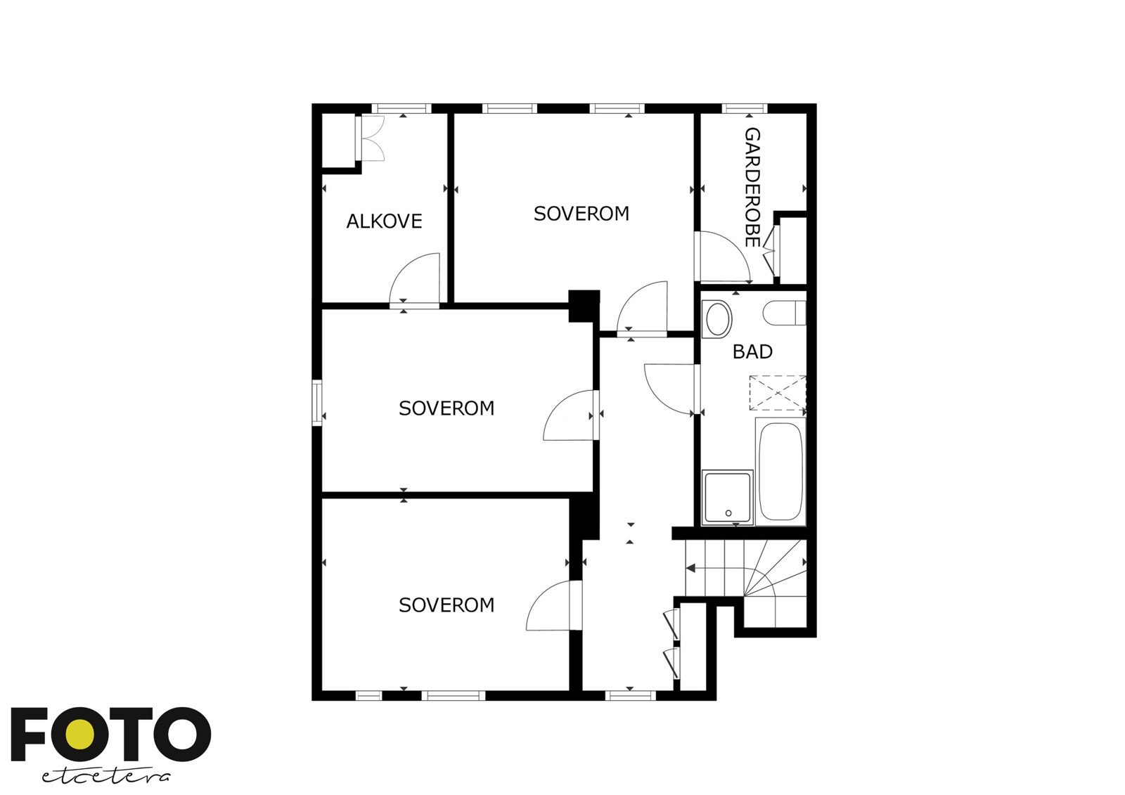 Plantegning etasje 2 Galleribilde