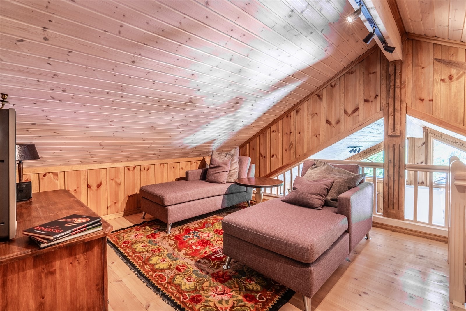 Loftstuen i hovedhytta. Galleribilde