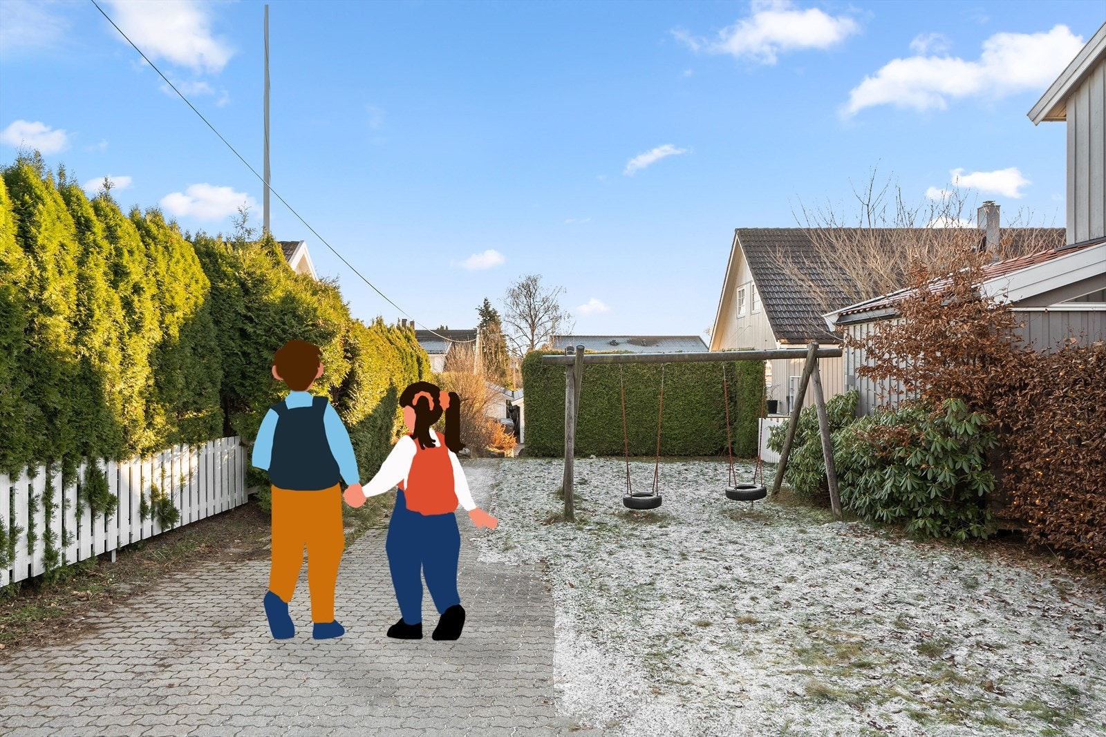 Trygg skolevei via adkomst til Hemingveien Galleribilde