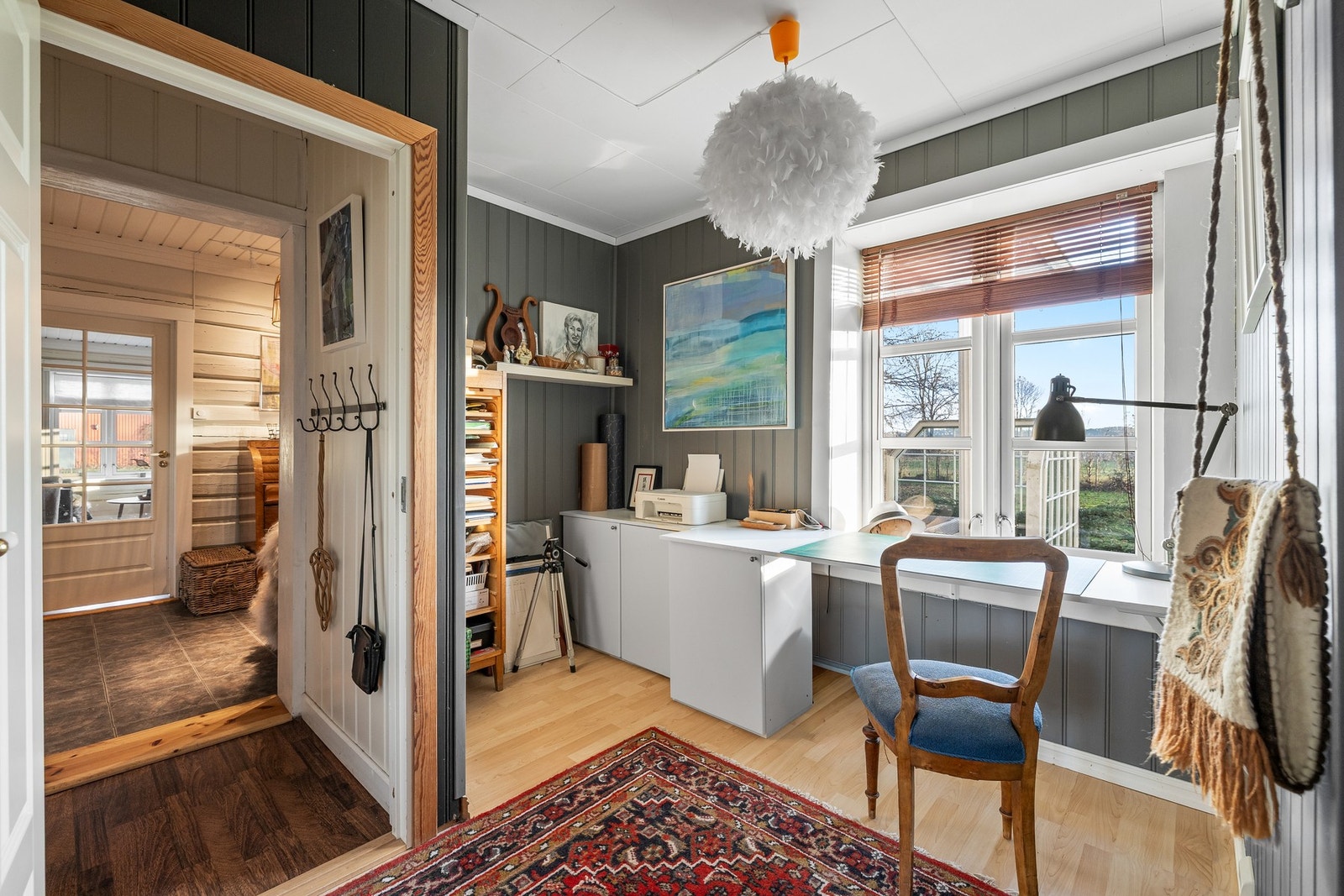 Soverom er i dag innredet som kontor Galleribilde