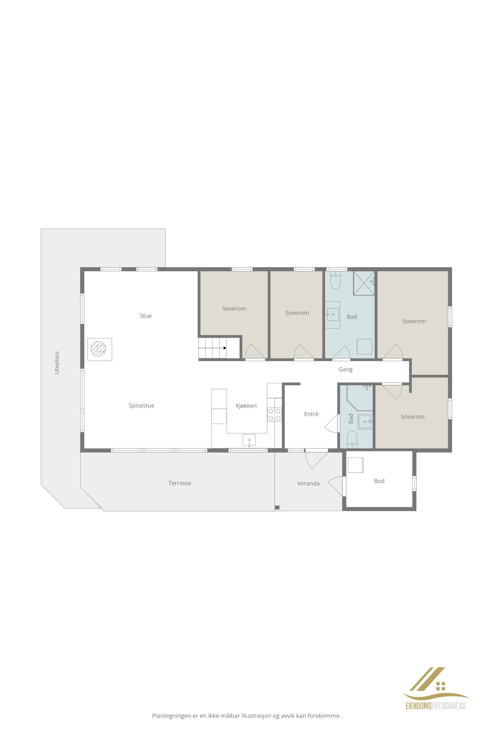 Plantegning Galleribilde