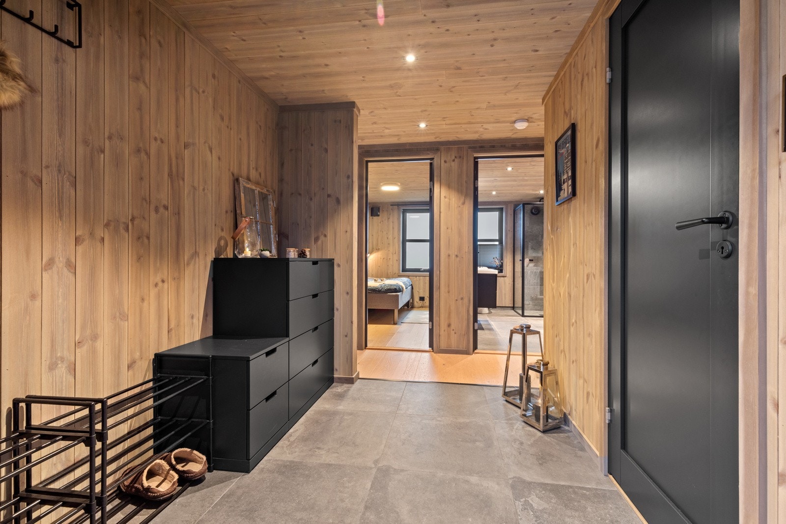 Praktisk med fliser på gulvet. Galleribilde