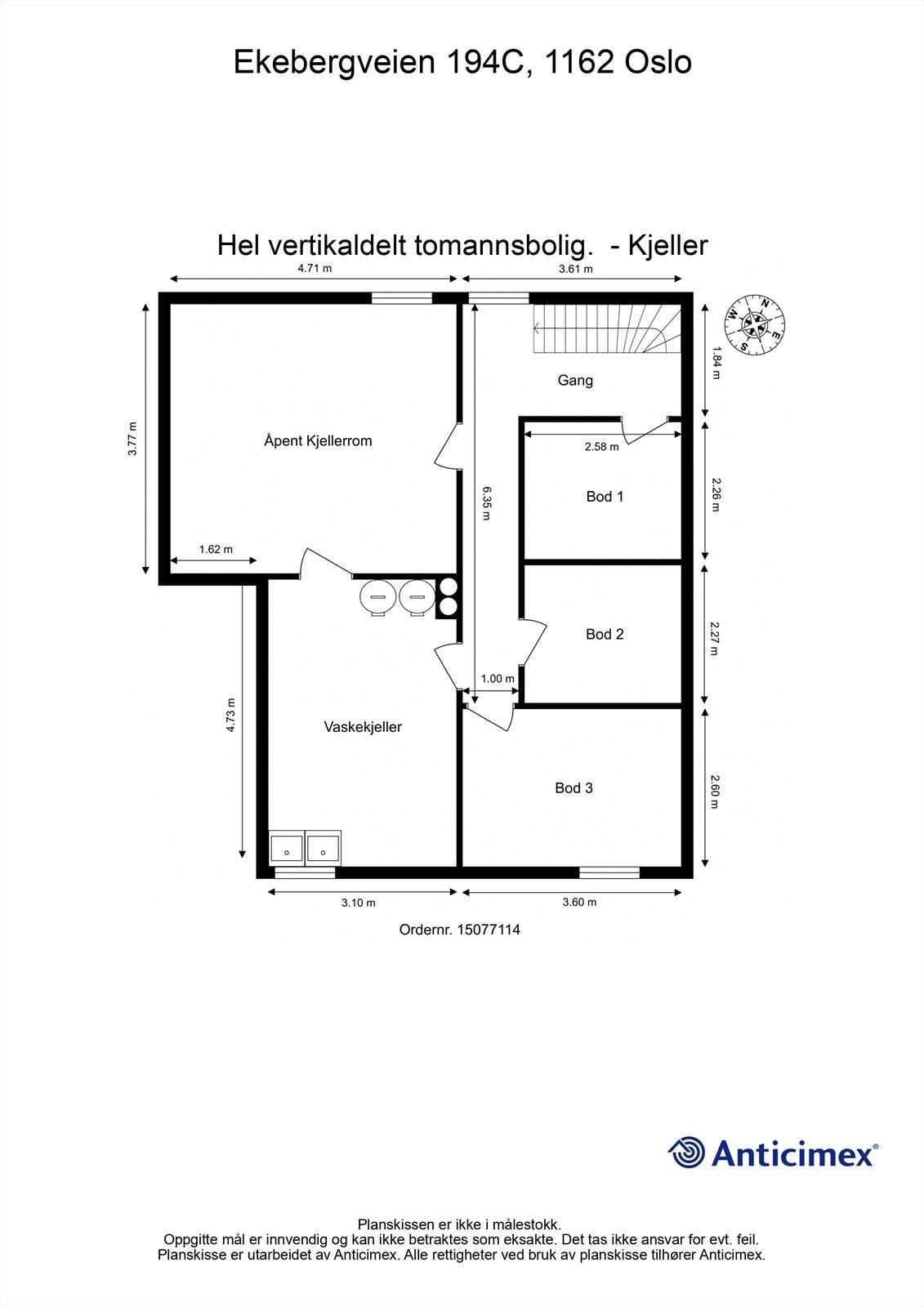 Plantegning Galleribilde
