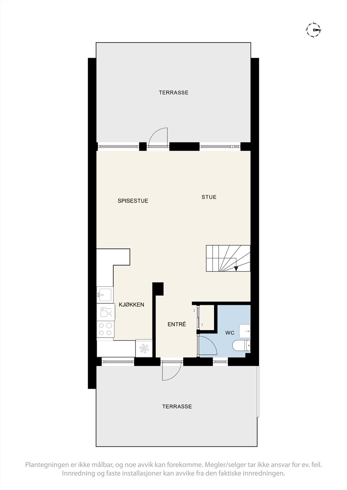 Plantegning 1 etasje Galleribilde