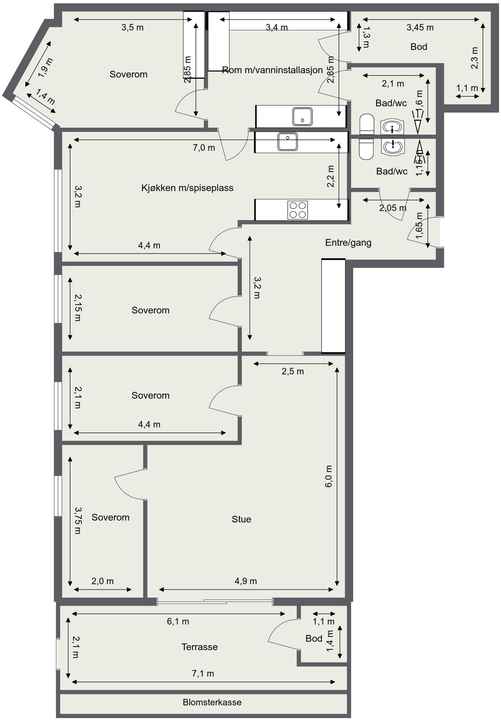 Planløsning Galleribilde