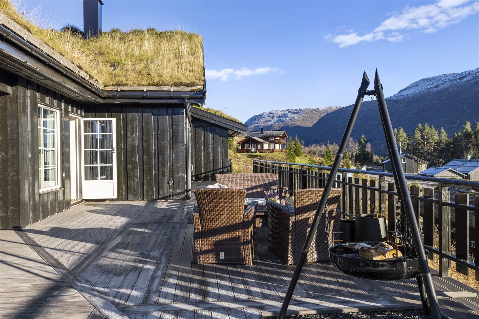 Del av terrasse Galleribilde