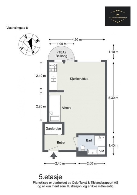Plantegning til orientering. Galleribilde