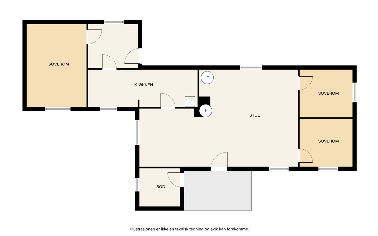 Plantegning 1.etasje. Galleribilde