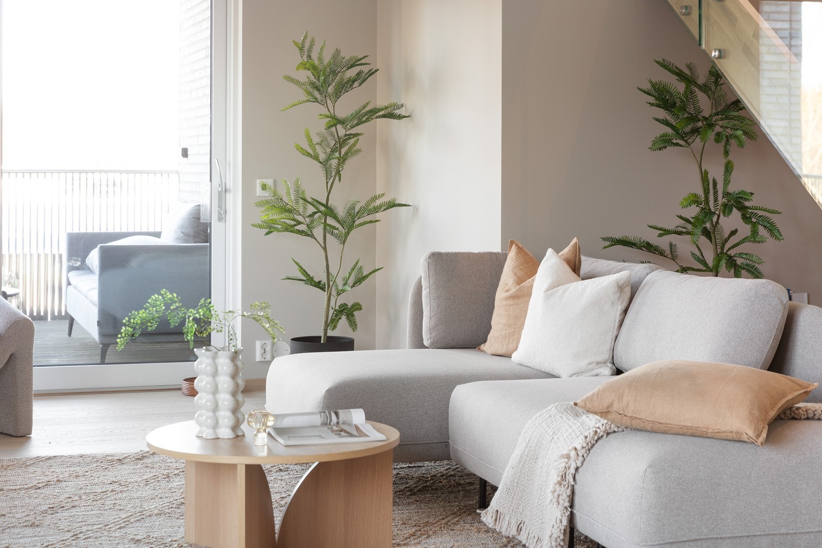 Gjennomtenkte materialvalg og farger skaper en helhetlig stil. Galleribilde