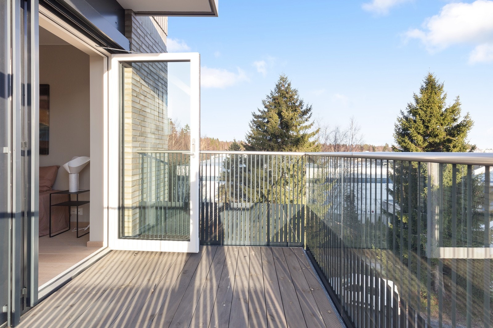 Balkongen utenfor hovedsoverommet. Galleribilde