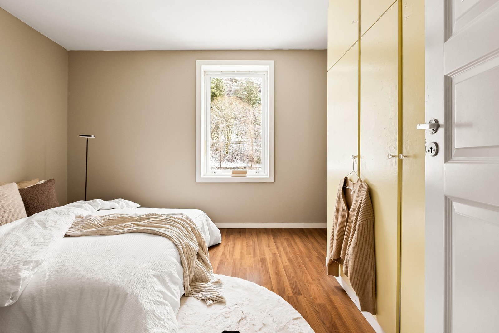 Hovedsoverommet måler 12,2 kvadratmeter. Galleribilde