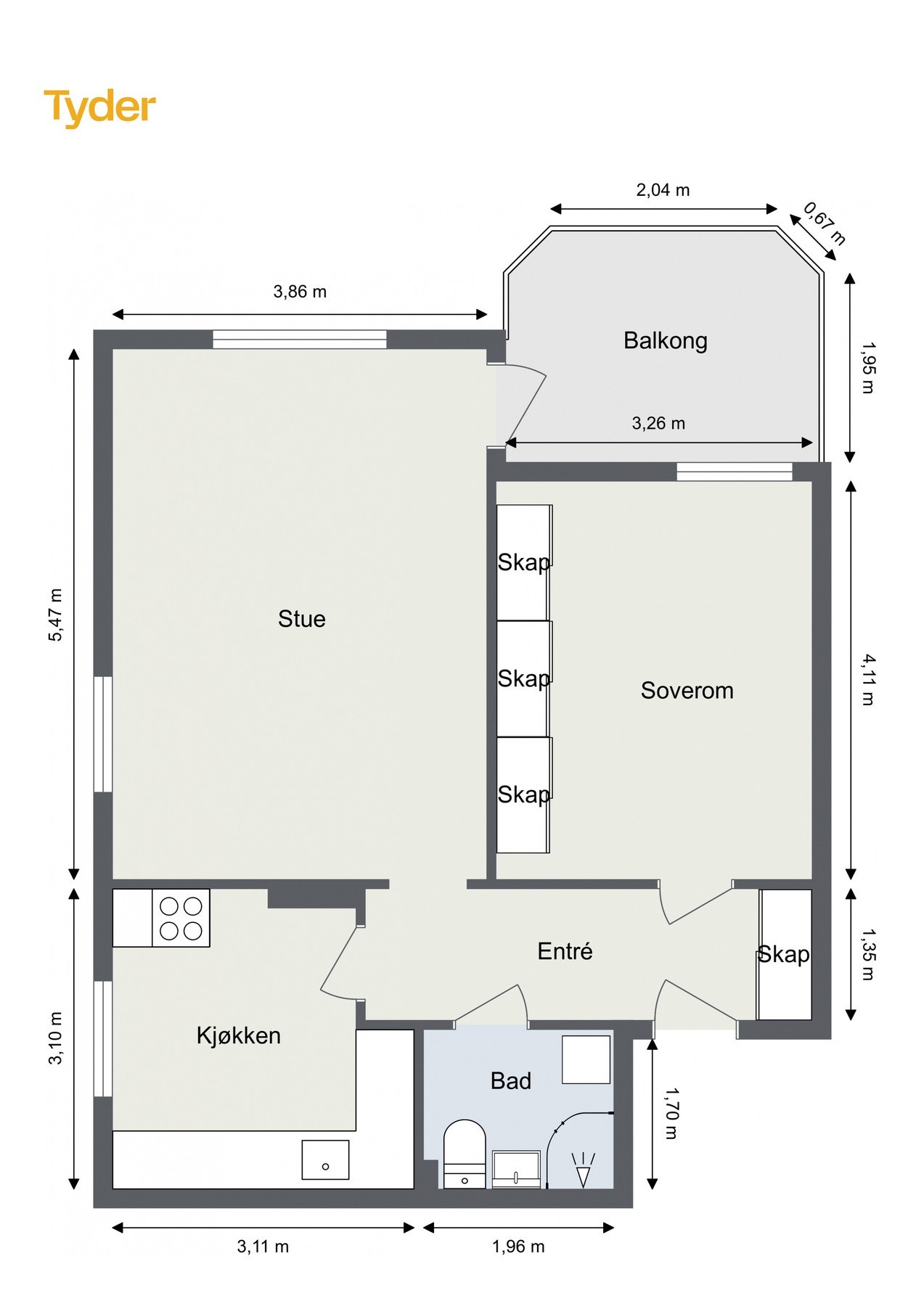 Plantegning Galleribilde