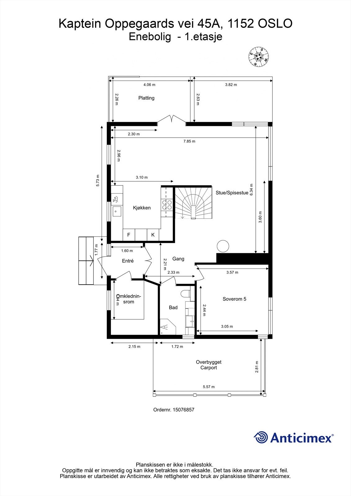 Plantegning - 1. etasje Galleribilde