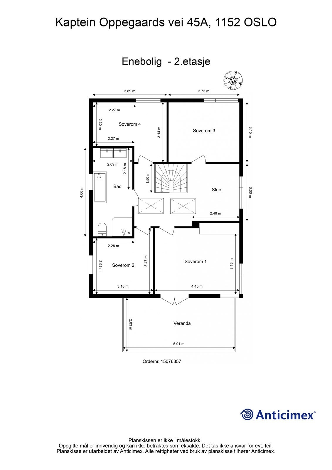Plantegning - 2. etasje Galleribilde