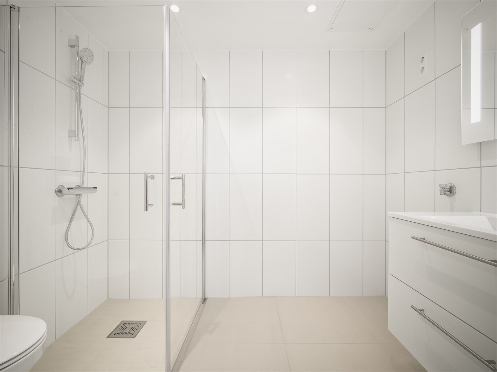 Bildet viser innredningen av badet (dog fra en annen leilighetstype) Galleribilde