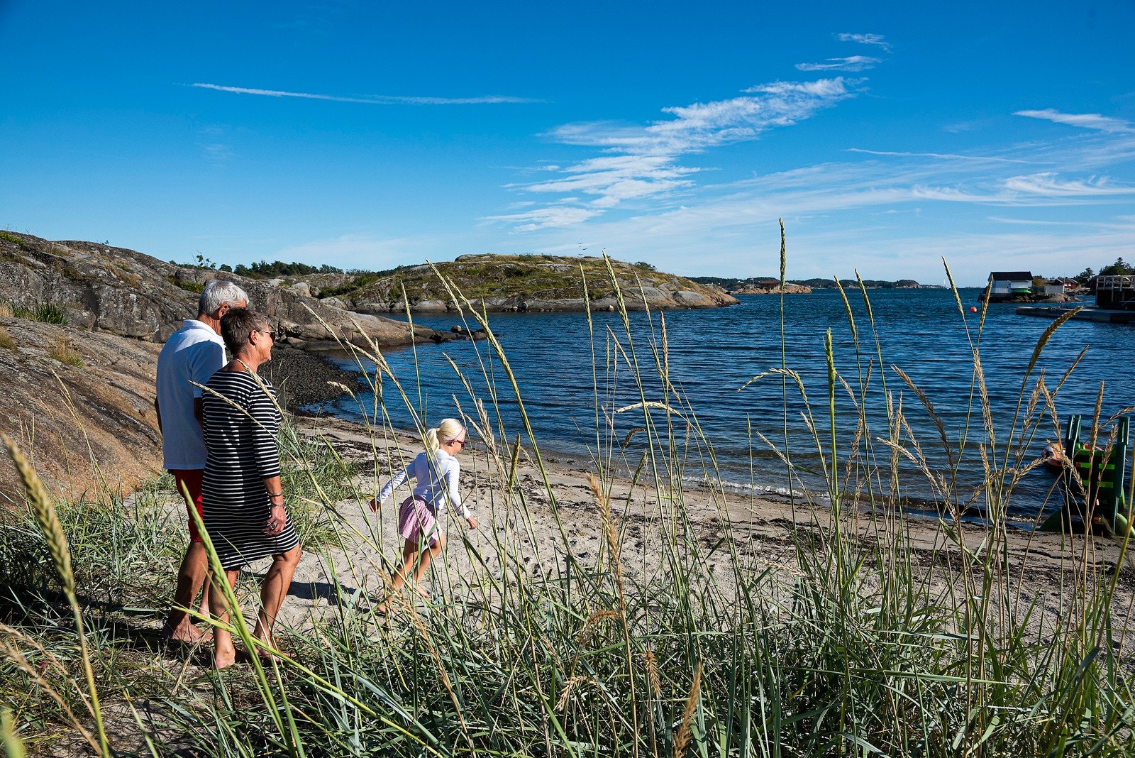 Strand og sjø i rusleavstand - perfekt for store og små Galleribilde