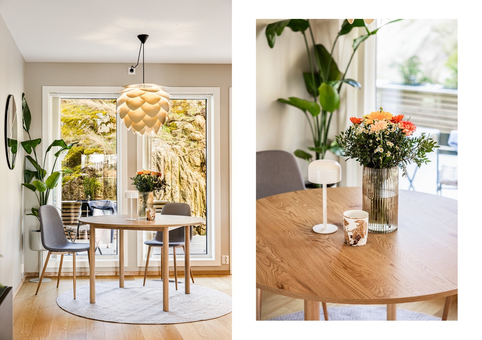 Fra kjøkkenet er det utgang til lun og skjermet uteplass Galleribilde