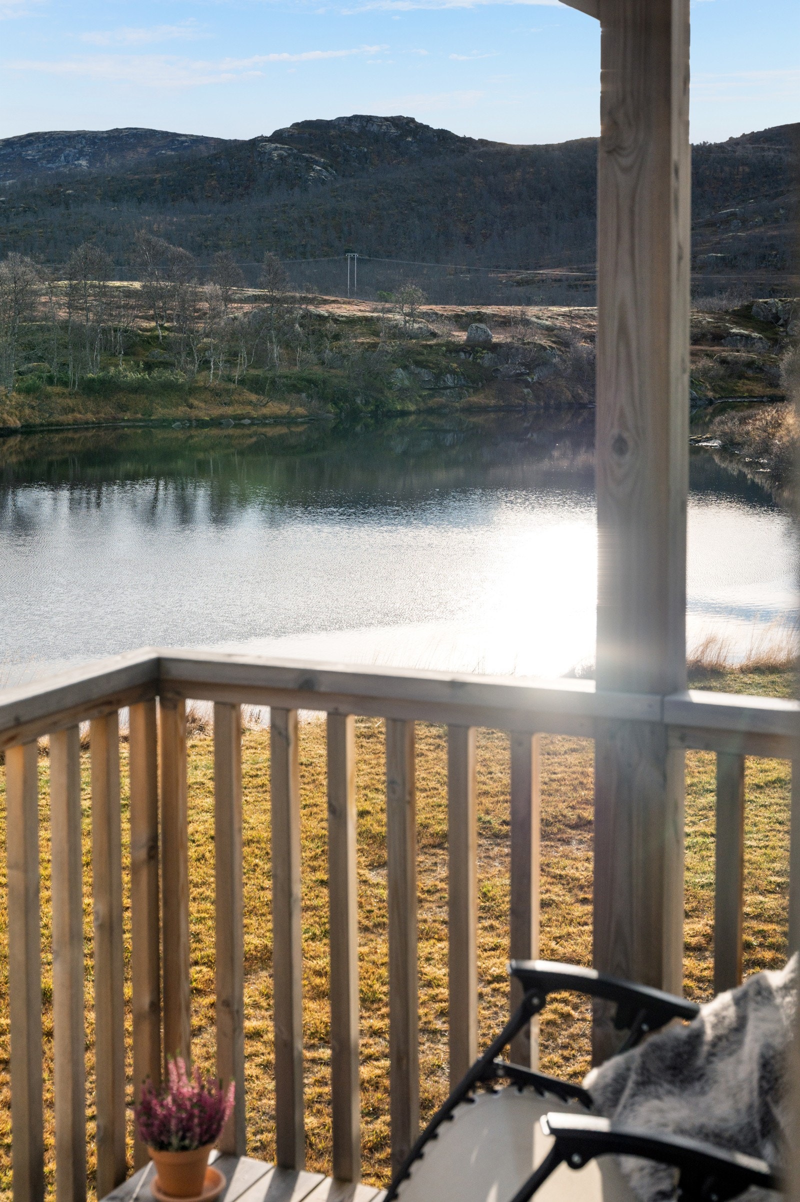 Balkong med utgang fra stuen. Galleribilde