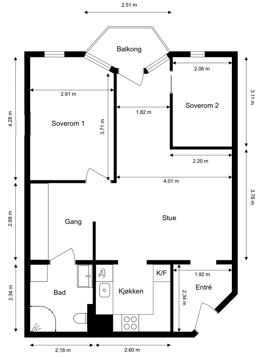 Plantegning Galleribilde