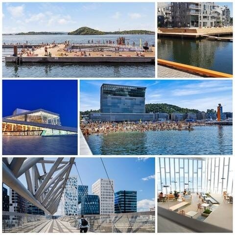 Operahuset, Munchmuseet, Sørenga, bademuligheter og akrobaten bro som tar deg til barcode, alt like i nærheten av boligen Galleribilde