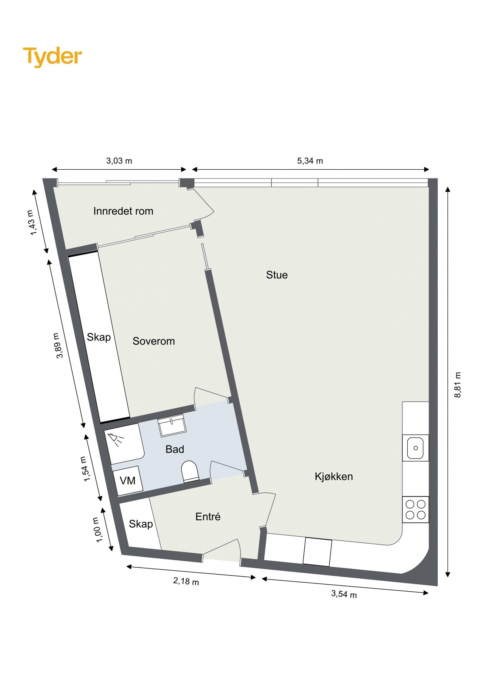 2. etasje med heisadkomst Galleribilde