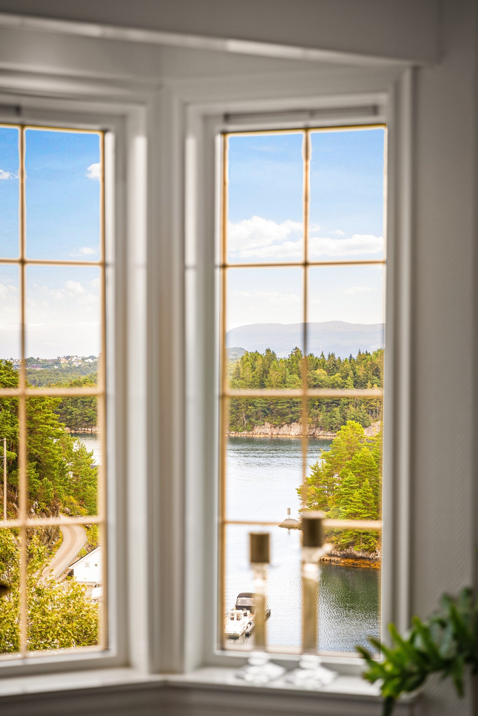 Flott å kunne nyte utsikten innefra også. Galleribilde