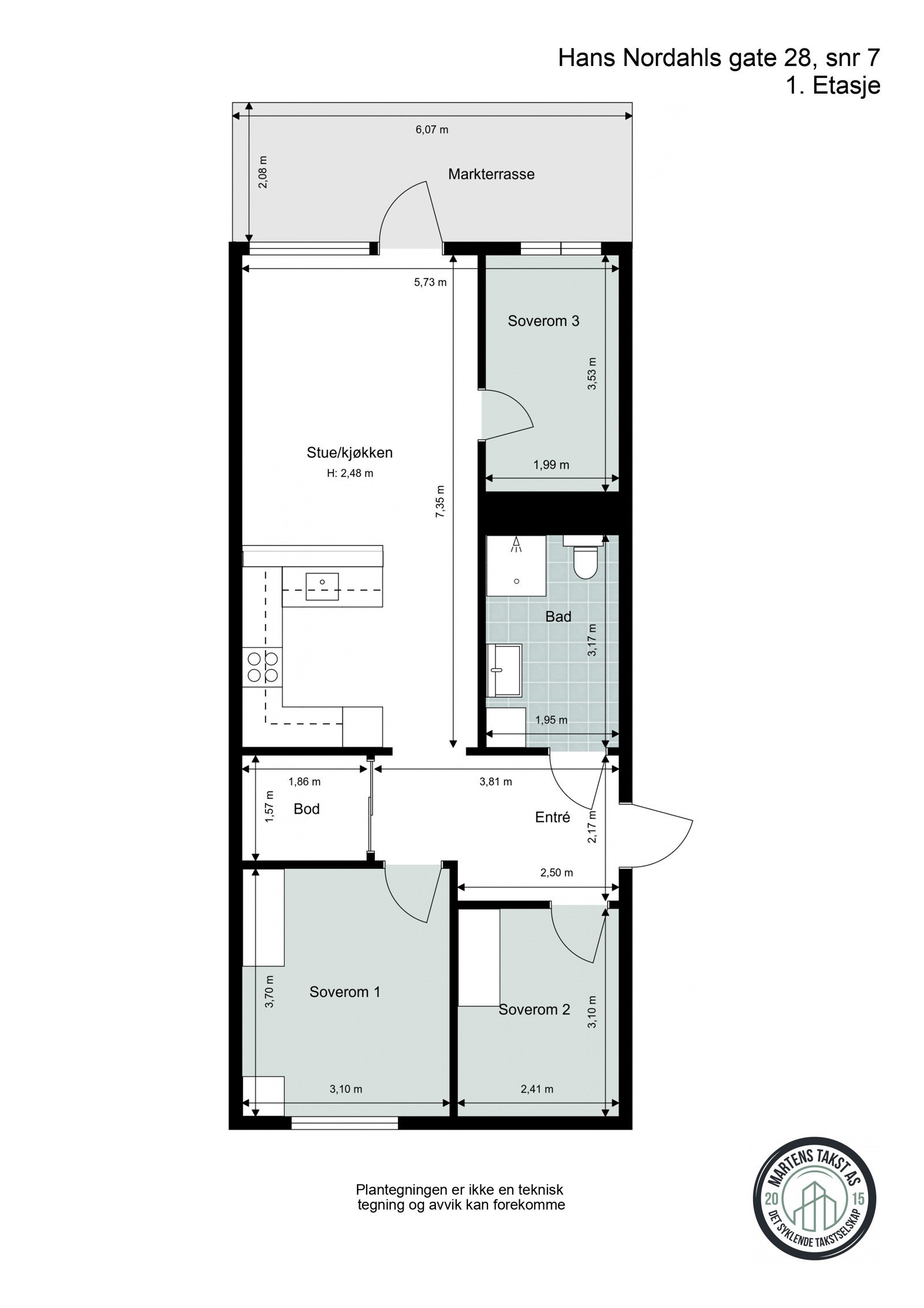 - Plantegning - Galleribilde