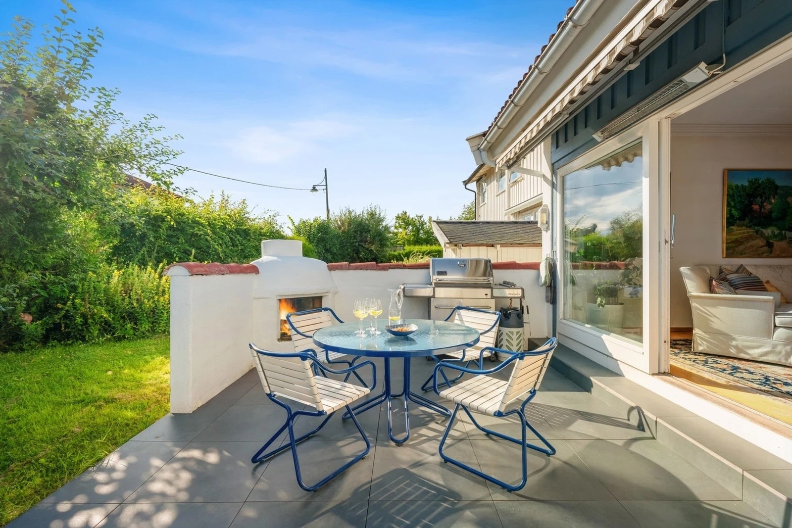 God plass til utemøblement, grill og ønsket beplantning. Galleribilde