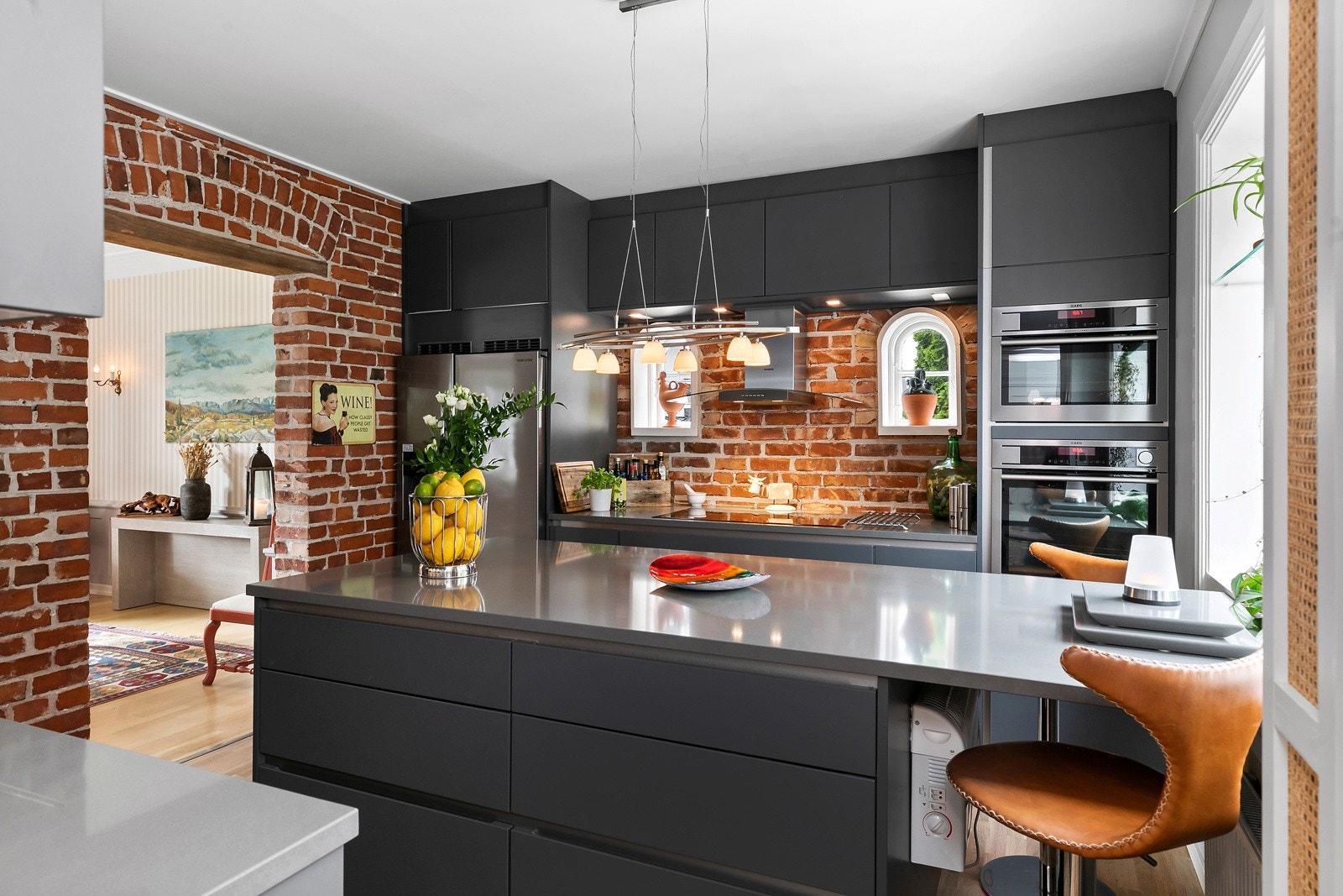 Hvitevarer fra AEG og kjøl/frys fra Samsung. Galleribilde