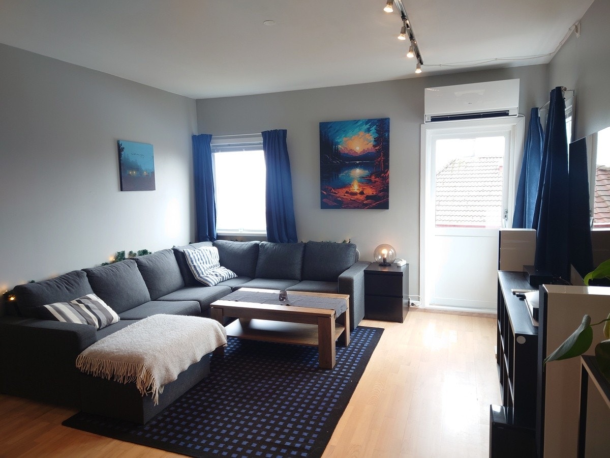 Stue /m veranda Galleribilde