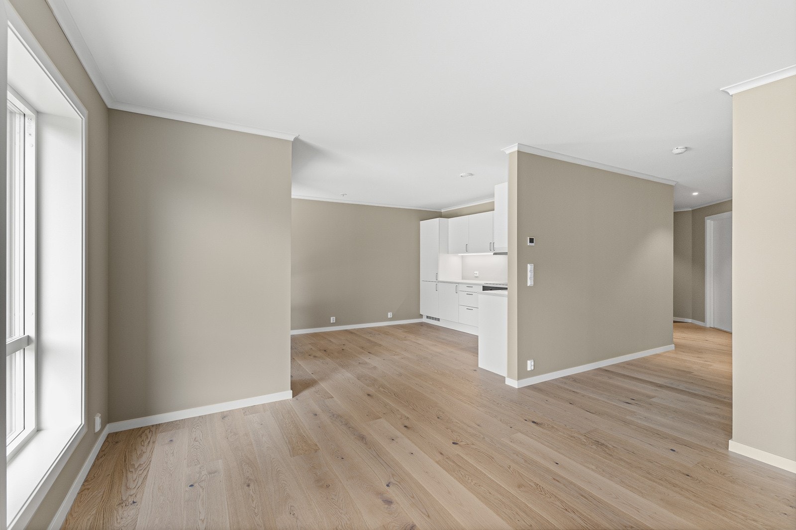 Planløsningen er delt inn i naturlige soner. Galleribilde