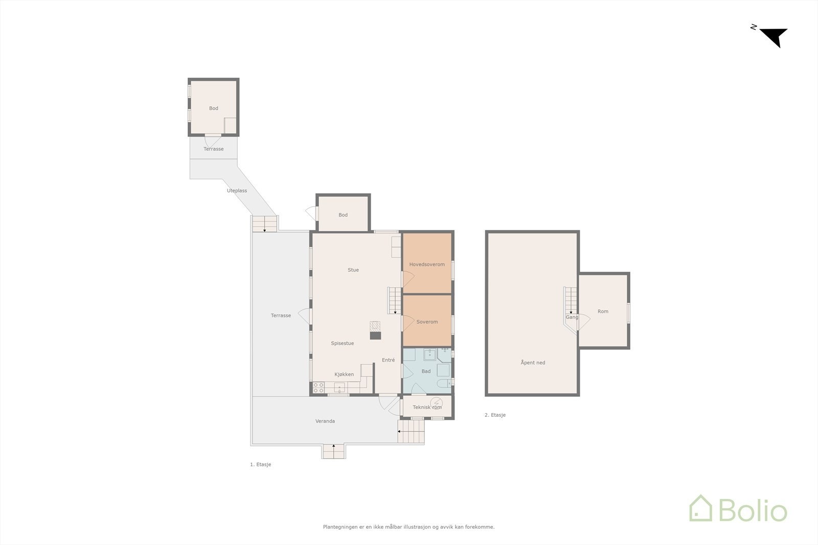 Plantegning Galleribilde