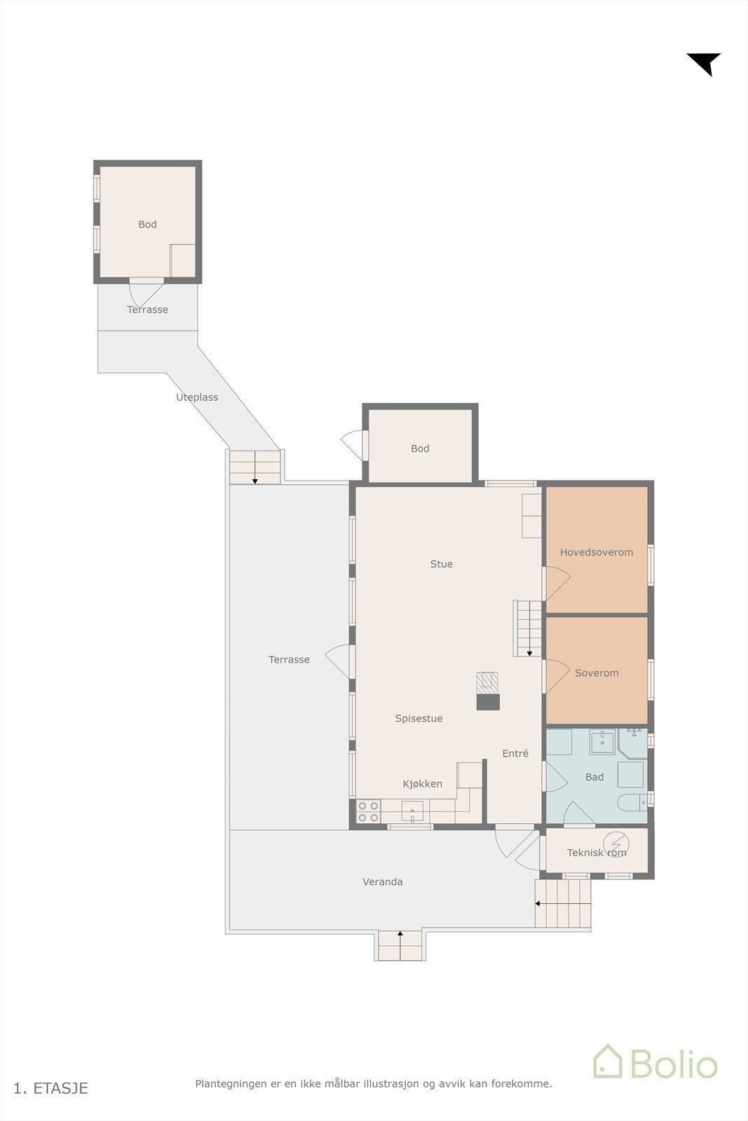 Plantegning Galleribilde