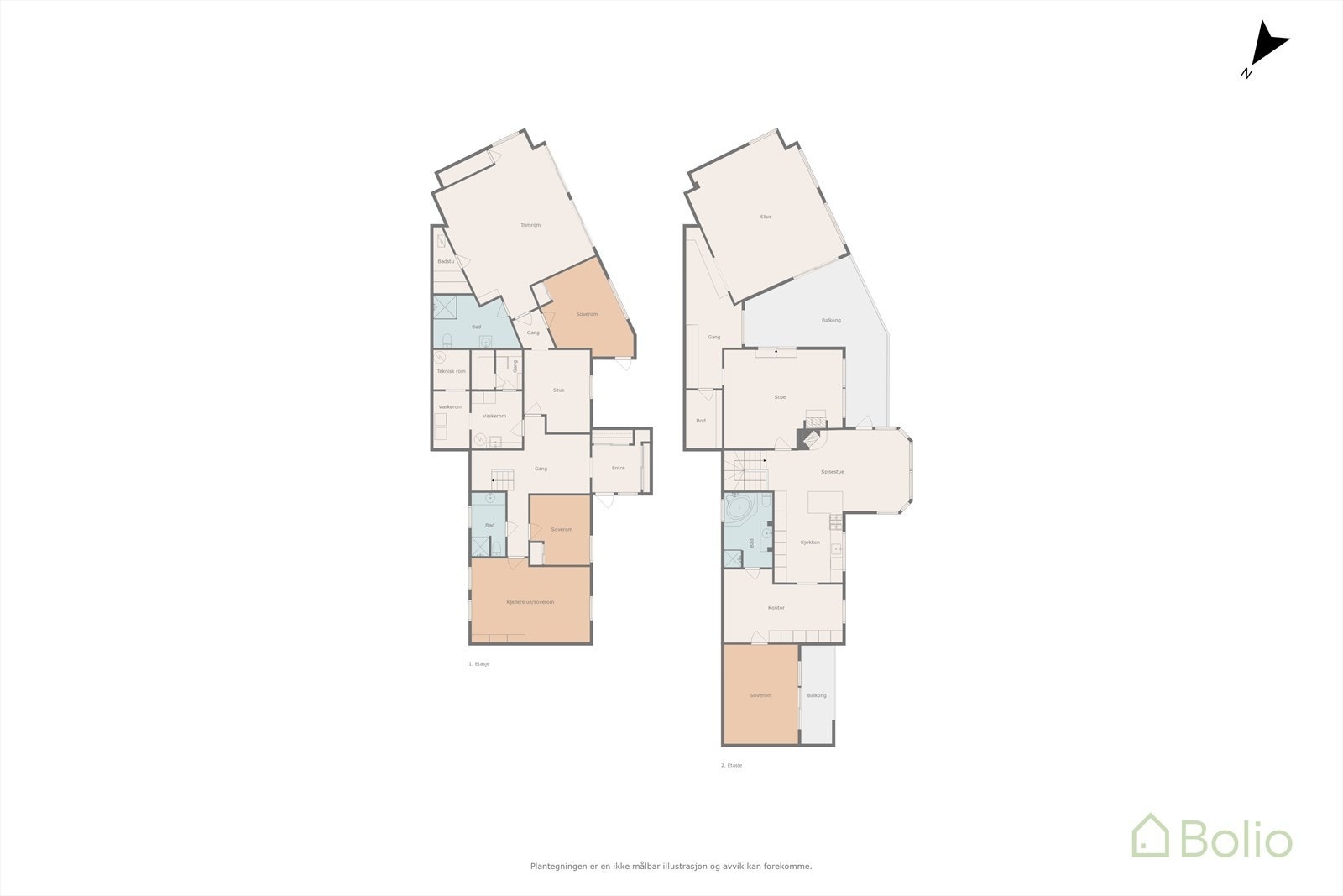 Plantegning Galleribilde
