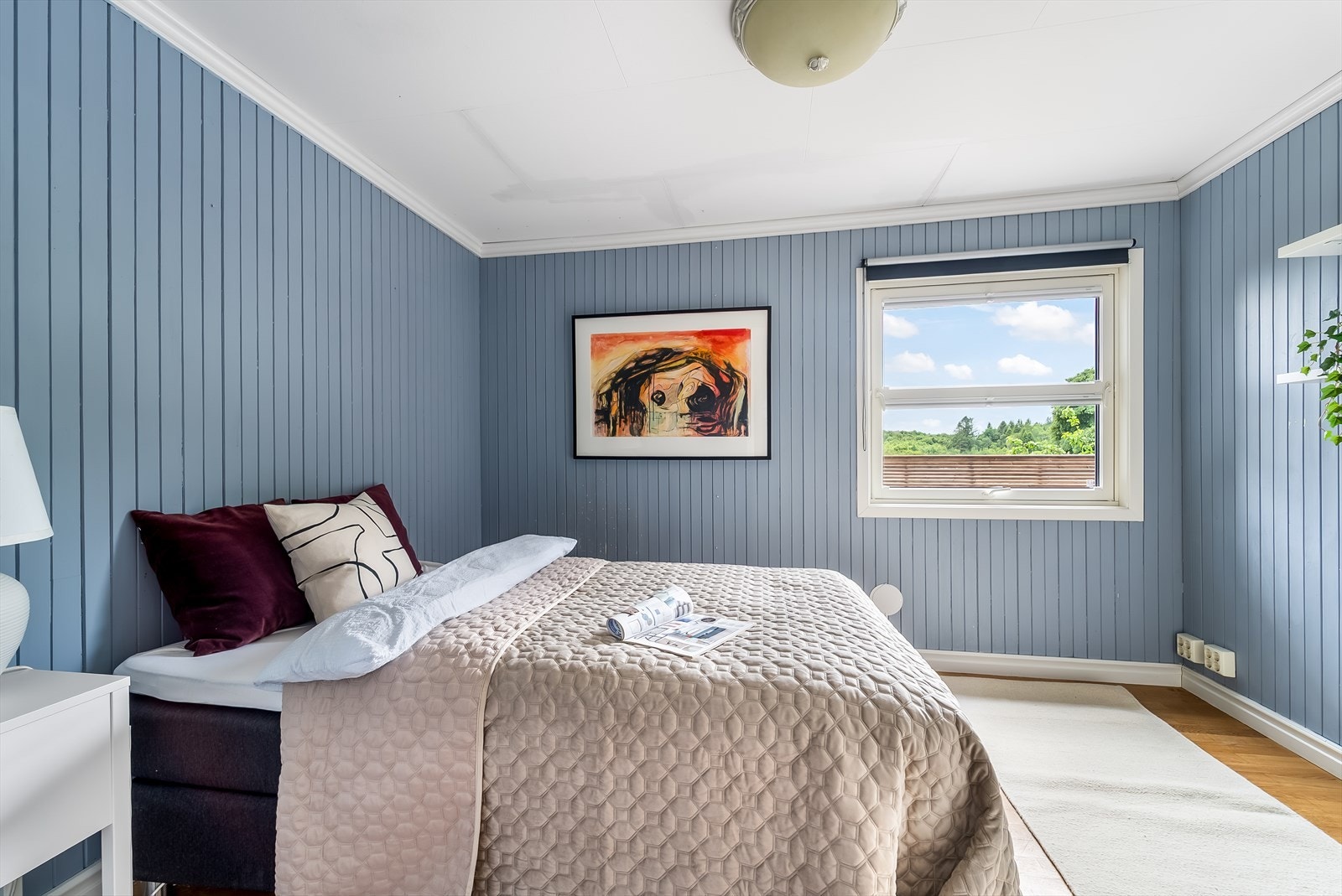 Soverom nr. 3 ligger i underetasjen. Galleribilde