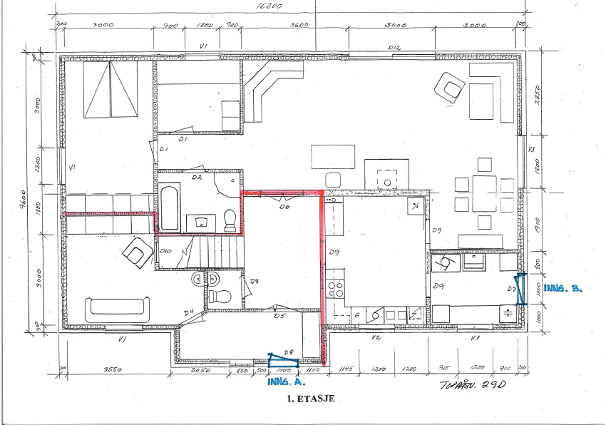 Alternativ planløsning med utleie. Galleribilde