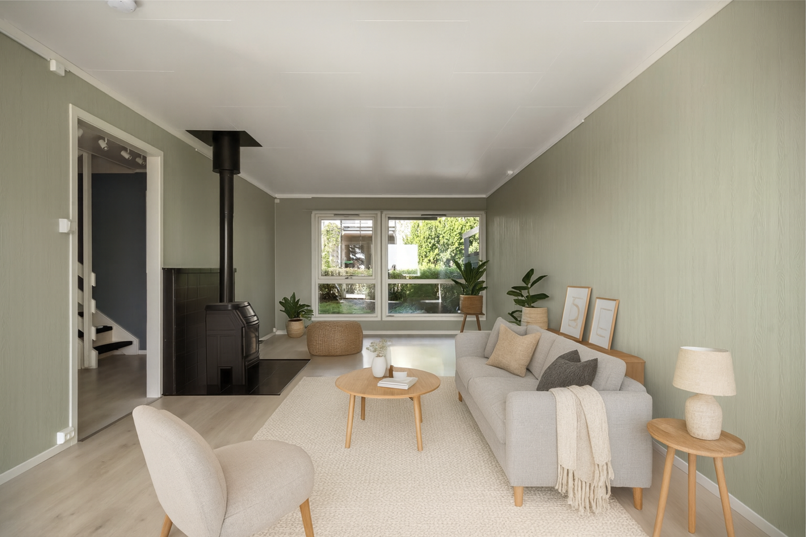 (Digitalt møblert bilde) Galleribilde