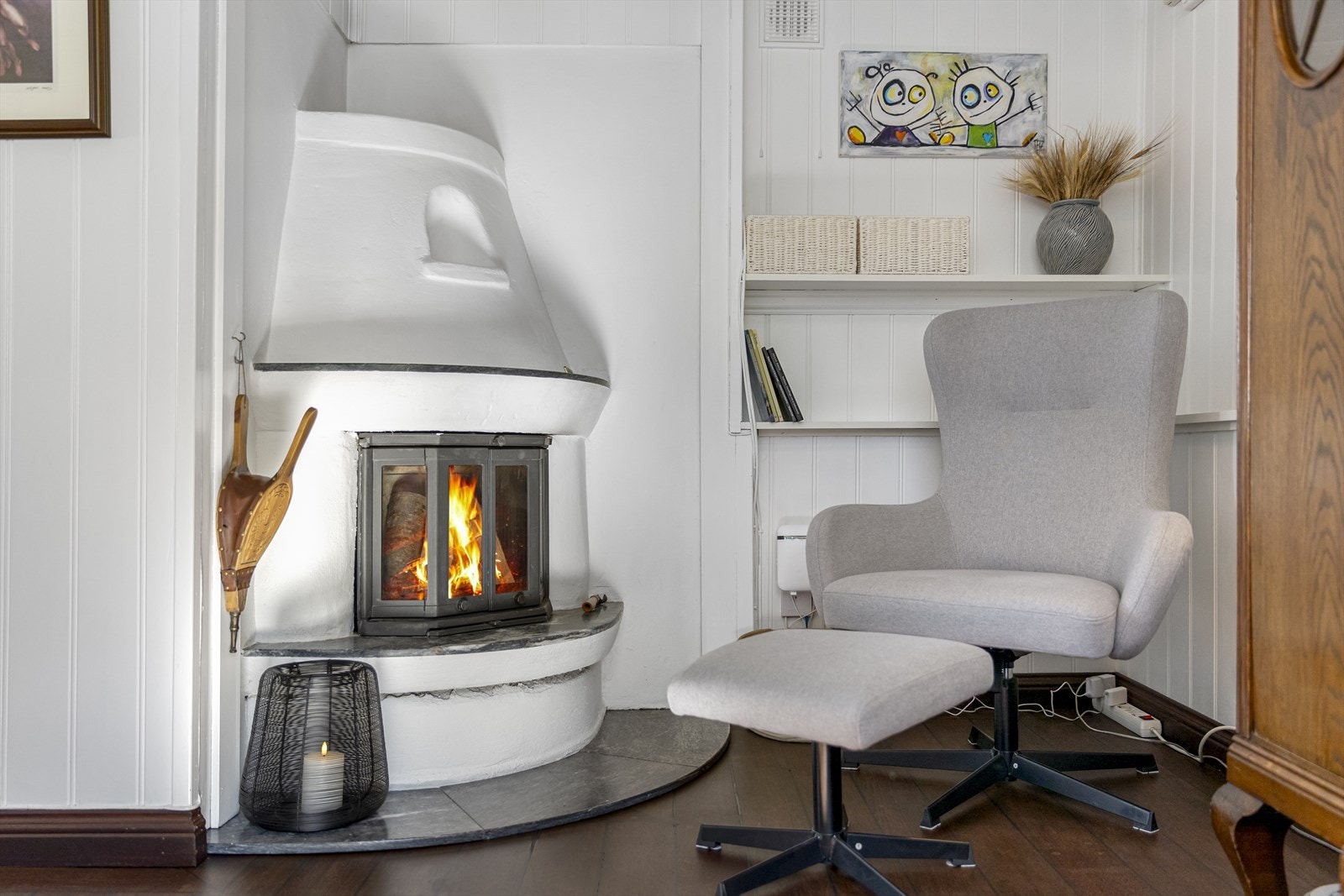 Her kan man nyte en kopp te og en god bok når høsten nærmer seg. Galleribilde