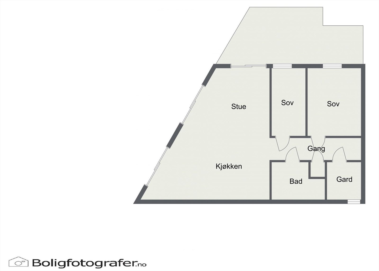 Plantegning | 3. etasje med heis - leiligheten har også bruksrett til fast parkeringsplass (nr. 27) i felles garasjeanlegg. Galleribilde