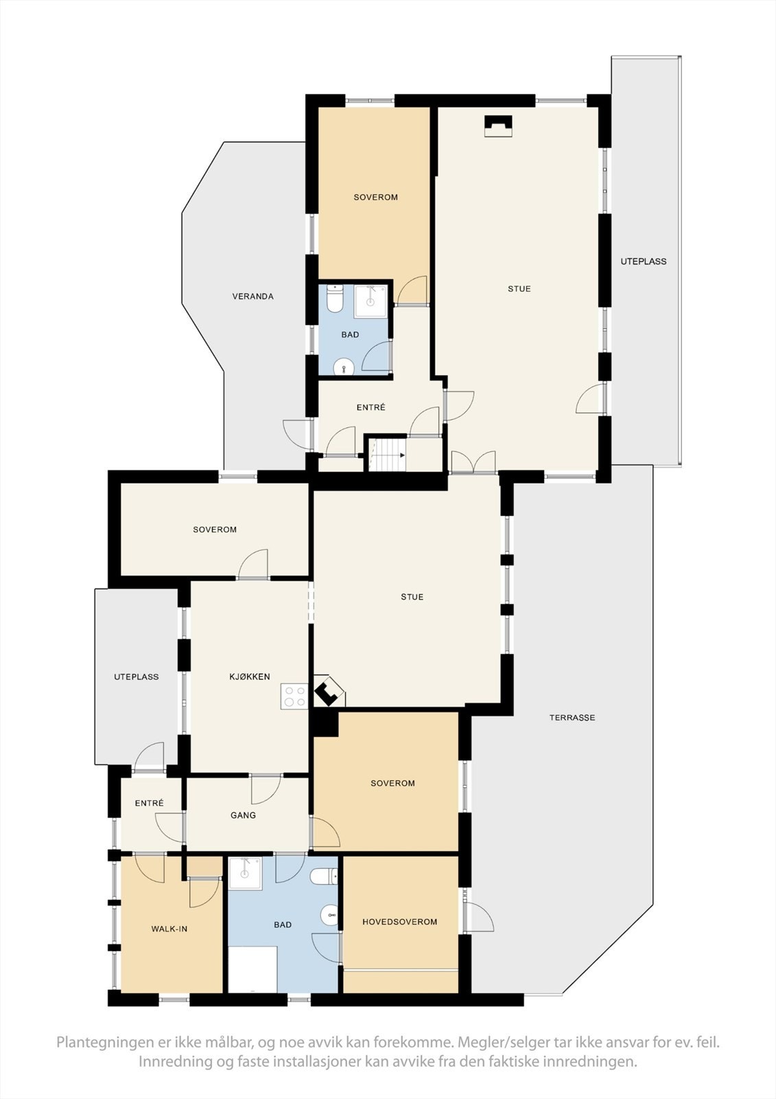 Plantegninger 1.etg Galleribilde