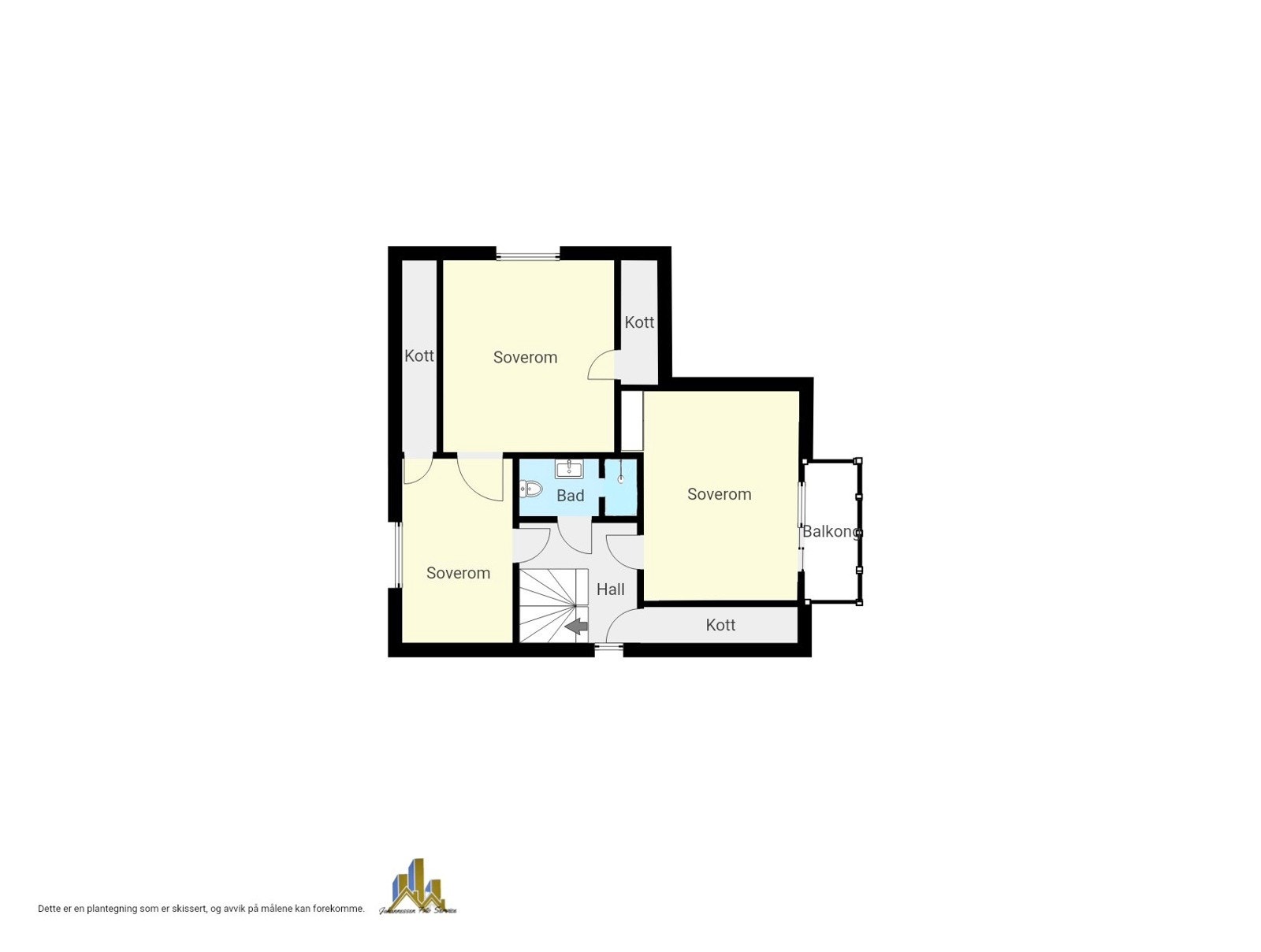 Plantegning 2. etasje. Galleribilde