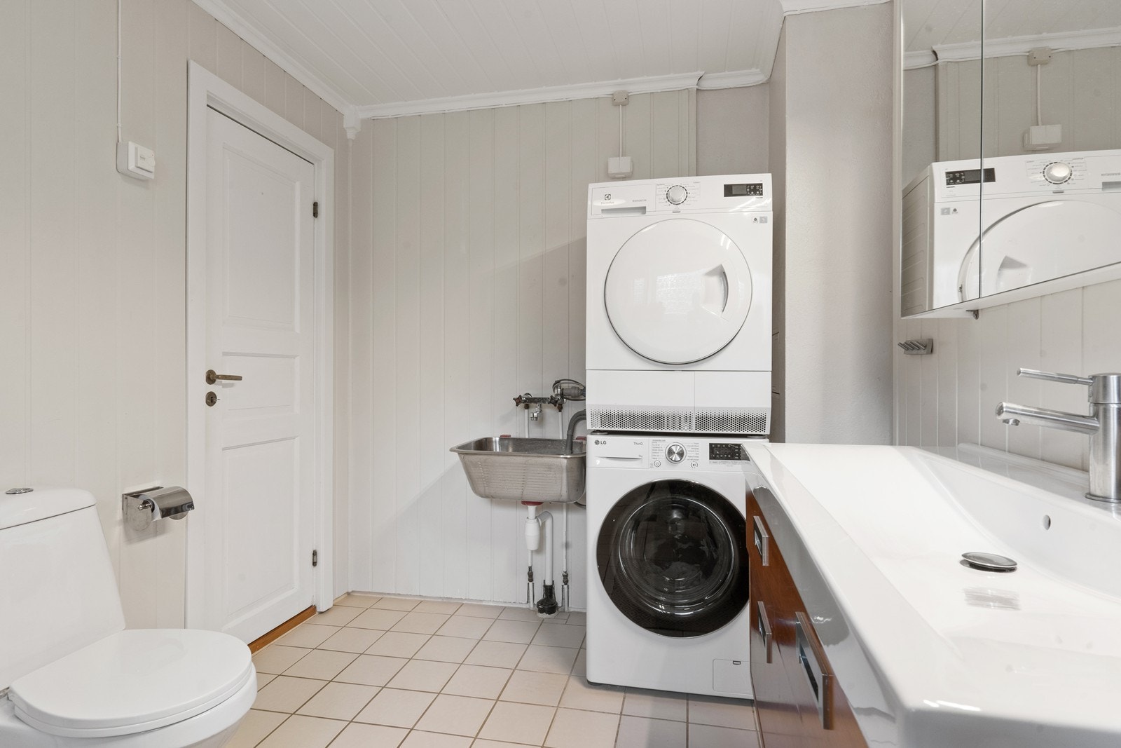 Det er også installert en utslagskum på badet Galleribilde