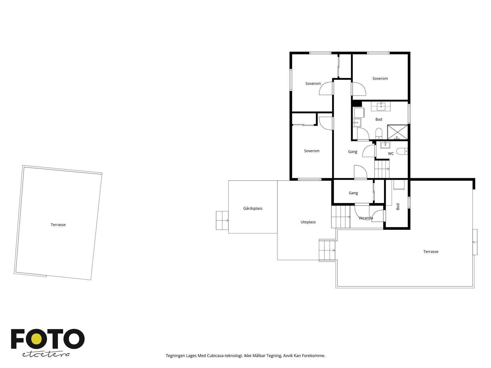 Veiledende planskisse 1. etasje. Ikke målbar Galleribilde