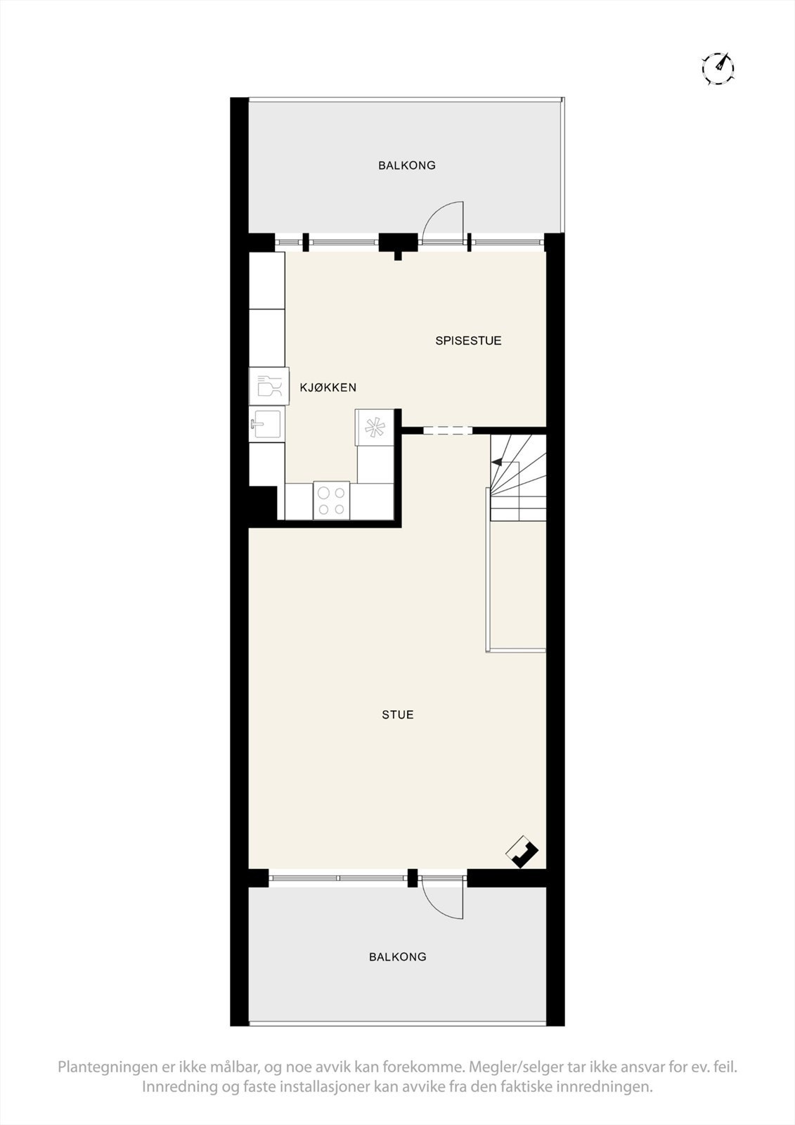 Plantegning 2.etg. Galleribilde