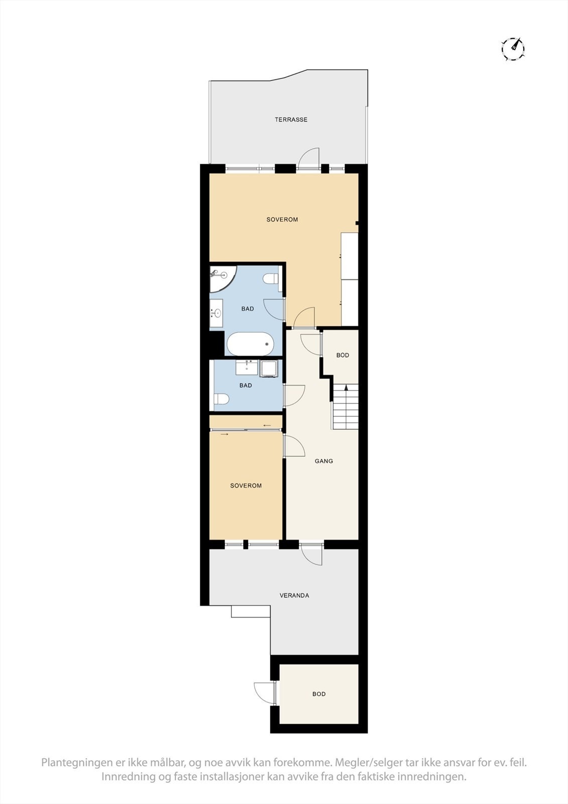 Plantegning 1.etg. Galleribilde