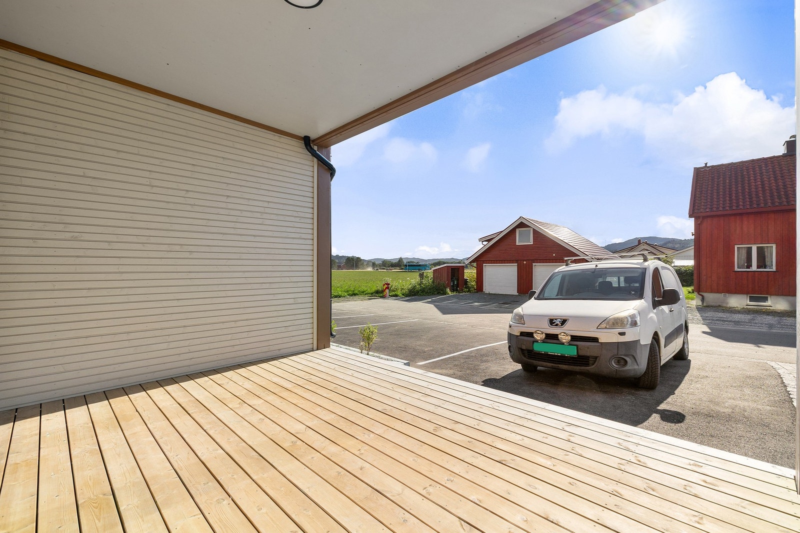 Terrasse i selskapslokalet Galleribilde