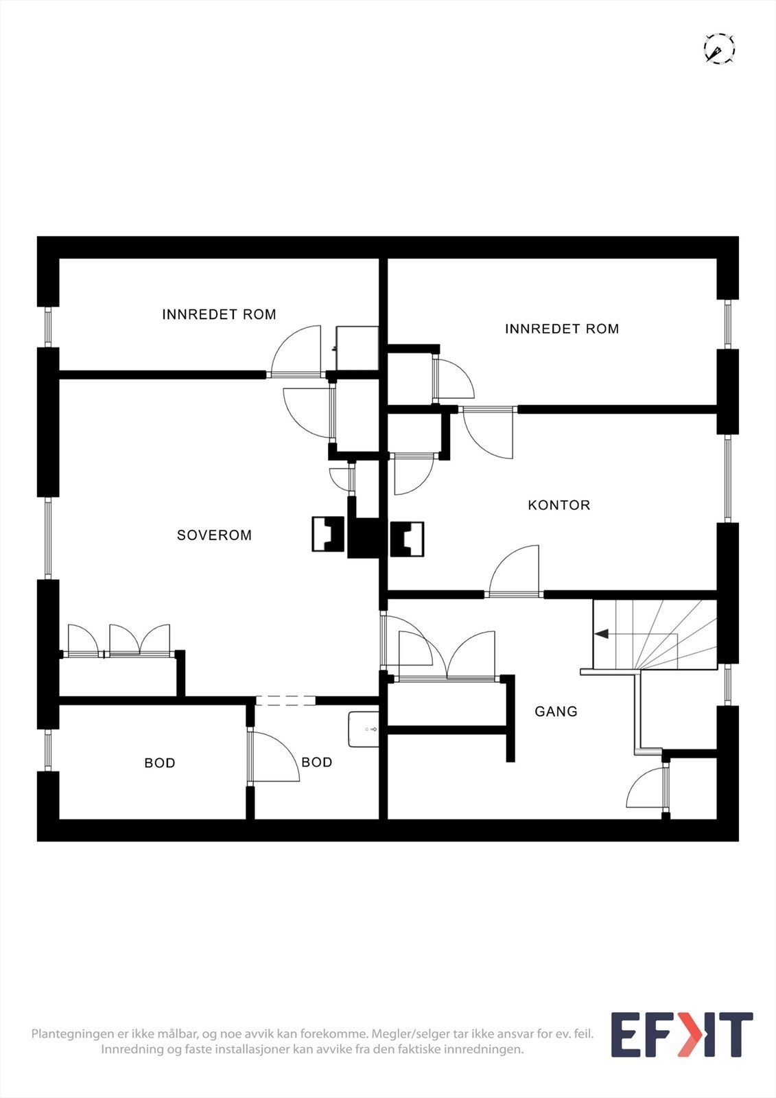 Plantegninger 2.etasje. Galleribilde