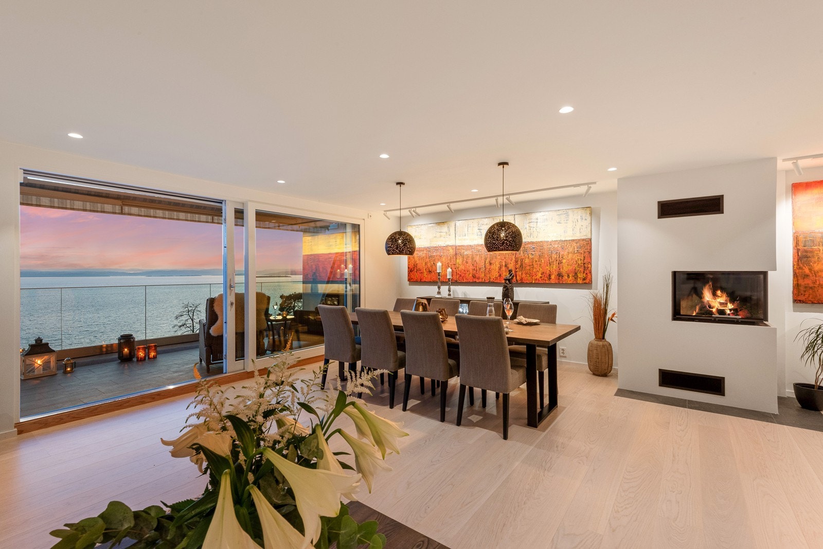 Lekker peisinnstats ble installert i 2023. Galleribilde