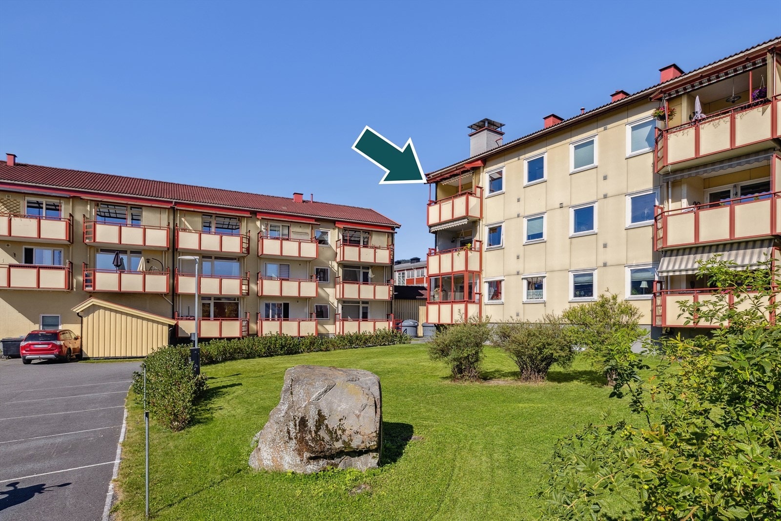 Her bor du grønne og fine omgivelser. Galleribilde